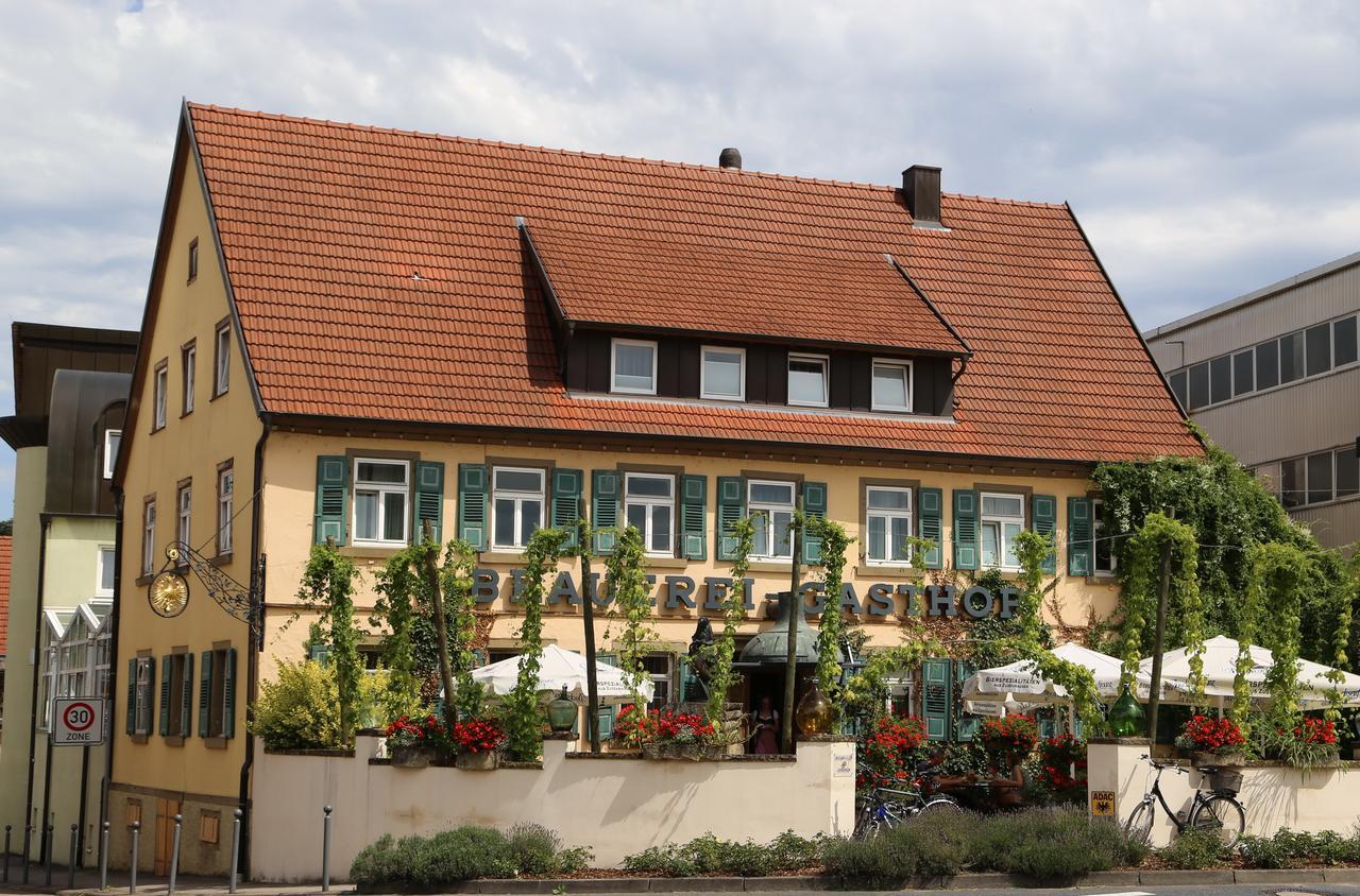 Brauereigasthof Dachsenfranz Zuzenhausen Buitenkant foto